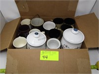 Assorted Coffee Cups and Jars