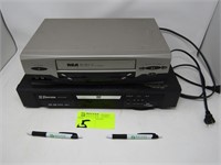 RCA VCR & Emerson DVD players, tested
