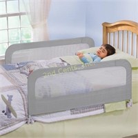 Summer Infant Toddler Bed Rail Double Pack, Gray