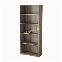 Mainstays 71 inch 5-Shelf Standard Bookcase, Rusti