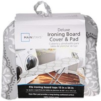 Mainstays Deluxe Gray Medallion Ironing Board Cove