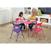 Cosco 5-Piece Kid's Table and Chair Set, Purple P