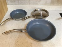 ZWILLING, J.A.Henkels, Set of three frying pans