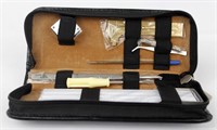 JEWELRY IDENTIFICATION KIT IN LEATHER CASE