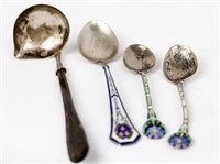 ASSORTED SILVER SPOONS - LOT OF 4