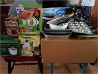 New kitchen Gadget lot and Pans