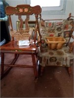 Two Rocking Chair and two baskets