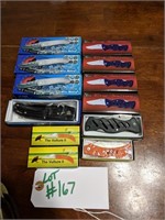 12 New pocket Knives