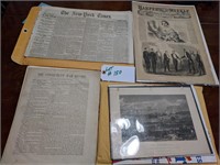 Lot Civil War papers