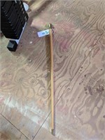 Brass top walking stick