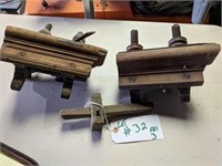 2 antique wood planes and old scribe?