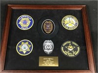Display Middle Tennessee Law Enforcement Badges