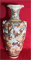 Japanese Meiji Period Moriage & Sumatra Vase