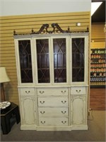 Antique Wooden China Cabinet