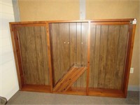 Wooden Shelving Unit and Shelves