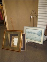 Assorted Picture Frames and Easels