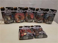 7 NOC Star Wars Saga Collection Action Figures