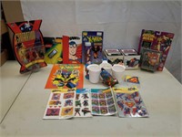 Assorted Superhero Toys, Accessories