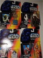 4 NOC POTF Star Wars Action Figures