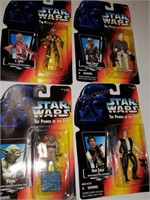 4 NOC POTF Star Wars Action Figures