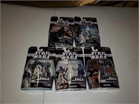5 NOC Star Wars Saga Collection Action Figures
