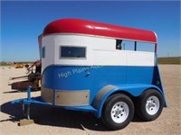 1981 Circle H 2-Horse Trailer, Reconditioned,
