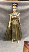 Franklin Heirloom Porcelain Queen Nefertiti  Doll