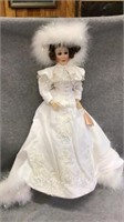 Franklin Heirloom Porcelain Doll Charmin' Crystal