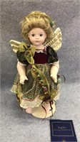 Franklin Heirloom Porcelain Doll Angelica