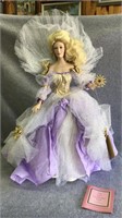 Franklin Heriloom Porcelain Doll Fairy Godmother