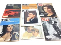 COLLECTION OF 1960’S LIFE MAGAZINE & LOOK MAGAZINE