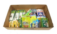 Lot, packaged lures and spinners