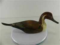 UNSIGNED 17" WOODEN DUCK DECOY
