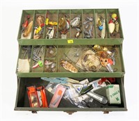 Kennedy Kits tackle box with contents: plugs,