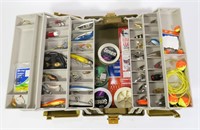 Plano 8106 tackle box with contents: plugs,