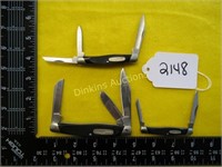 Set of 3 Buck Knives