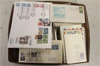 US Stamps - 1500+ FDCs in Banker's Box