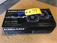 Konaki 4" 2 way speakers