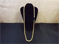 14k Gold Italian 28" Inch Necklace
