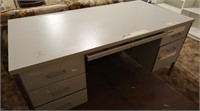 6 Drawer Office Desk-30"W x 59"L x 28"H