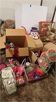 Large Lot of Christmas & Easter Decor