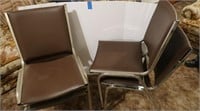 4 Padded Chairs