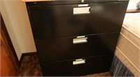 3 Drawer File Cabinet-19" x 36" x 40"H