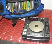 Denon DN-S1000 DJ CD/MP3 Turntable w/ Bag Contents