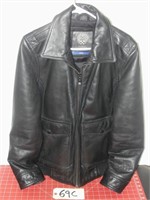 High Quality Men's Med Leather Biker Jacket