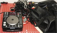 Denon DN-S1000 DJ CD/MP3 Turntable w/ Bag Contents