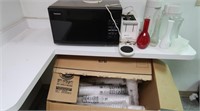 Misc Lot-Microwave, Toaster, Styrofoam Cups,