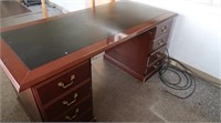 8 Drawer Office Desk-Approx 30"W x 65"L x 30"H