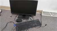 20" Dell Monitor, Keyboard, & Mouse