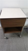 Office Table w/Wheels/Electric-22"W x 18"D x 37"H